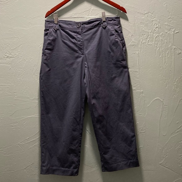 Counterparts
10 grayish/ blue capris 
Front pockets - Picture 1 of 8